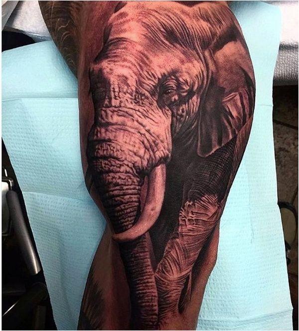 30+ Indian Elephant Tattoos - Symbolism and Design Ideas