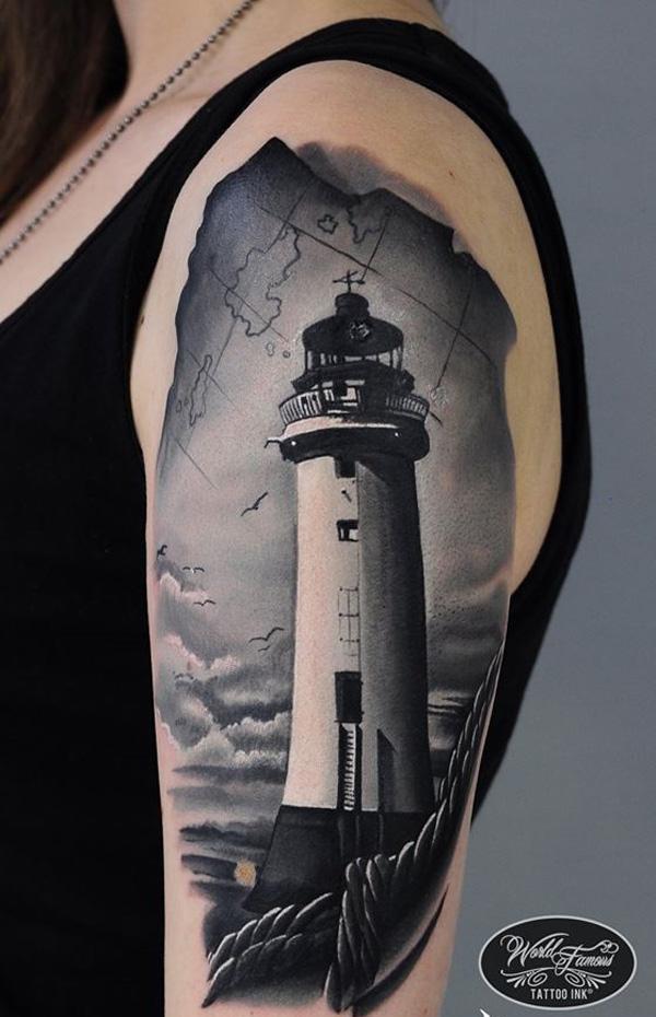 100 Lighthouse Tattoo Ideas: Designs, Meaning, Styles