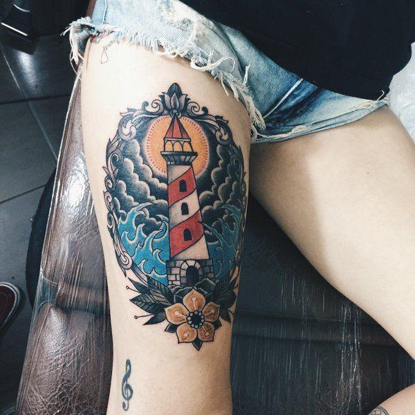 100 Lighthouse Tattoo Ideas: Designs, Meaning, Styles