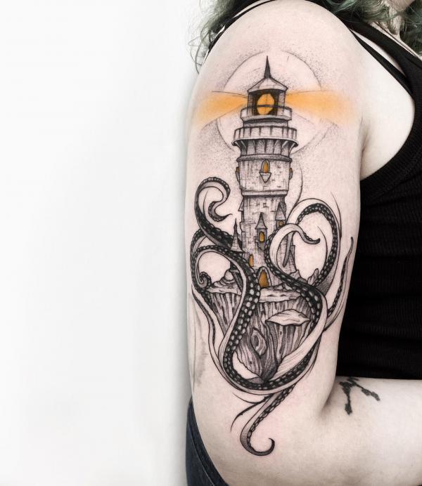 100 Lighthouse Tattoo Ideas: Designs, Meaning, Styles