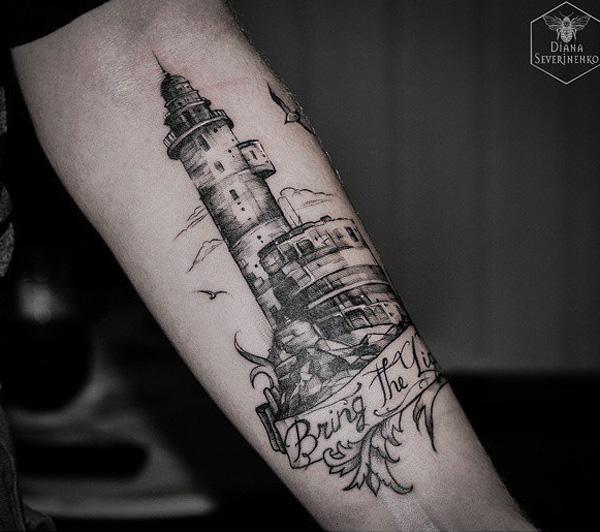 100 Lighthouse Tattoo Ideas: Designs, Meaning, Styles