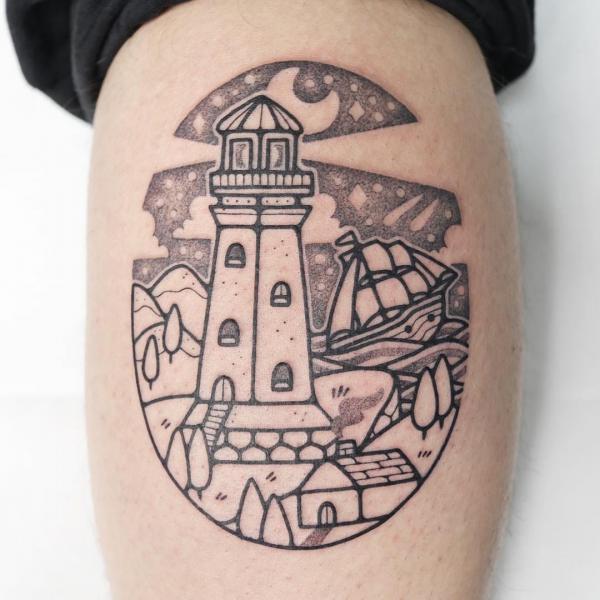 100 Lighthouse Tattoo Ideas: Designs, Meaning, Styles