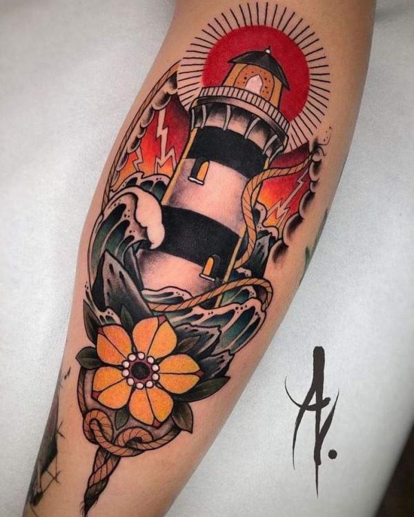 100 Lighthouse Tattoo Ideas: Designs, Meaning, Styles