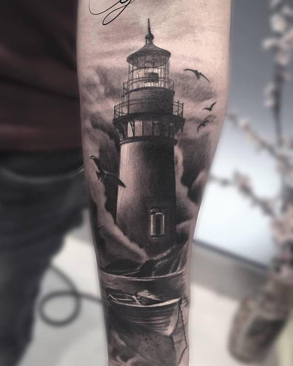 100 Lighthouse Tattoo Ideas: Designs, Meaning, Styles