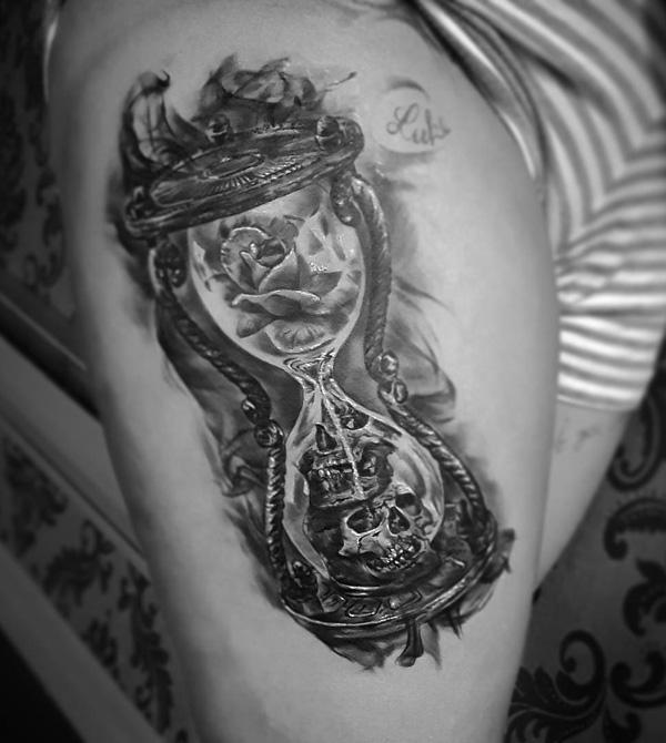 60 Hourglass Tattoo Ideas