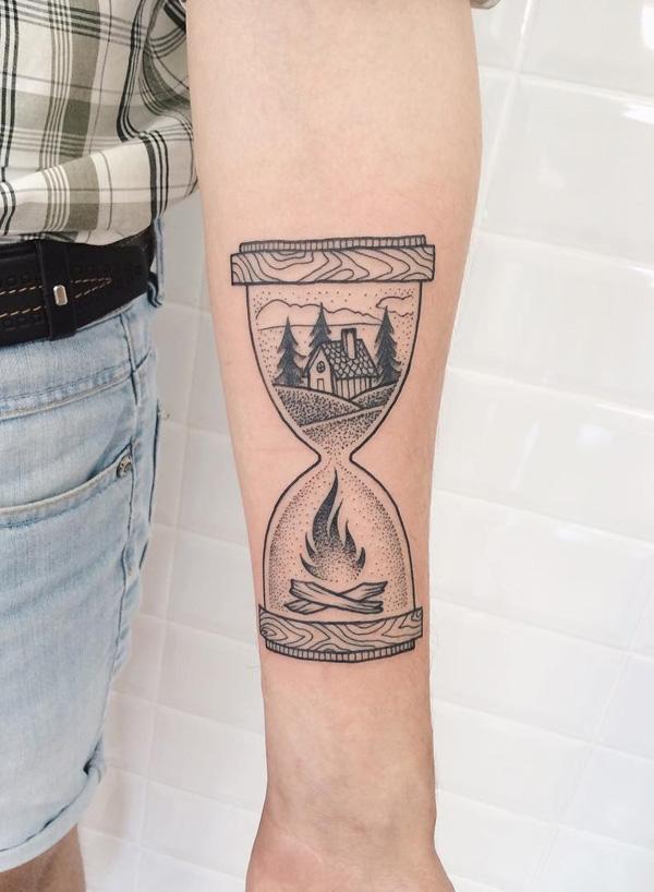 60 Hourglass Tattoo Ideas