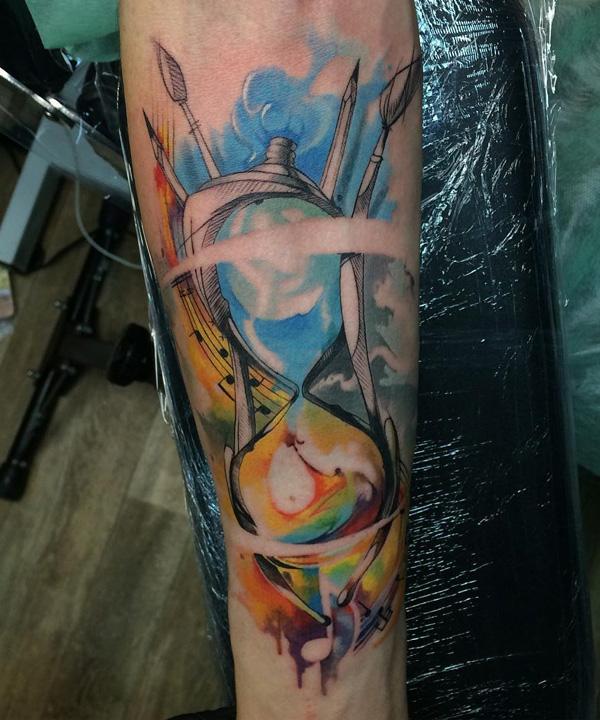 60 Hourglass Tattoo Ideas