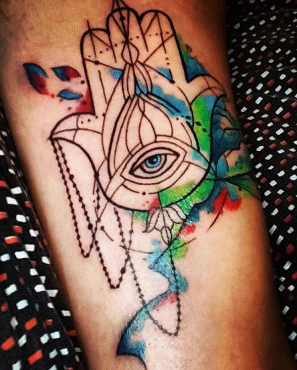 35 Unbelievable Hamsa Tattoo Ideas