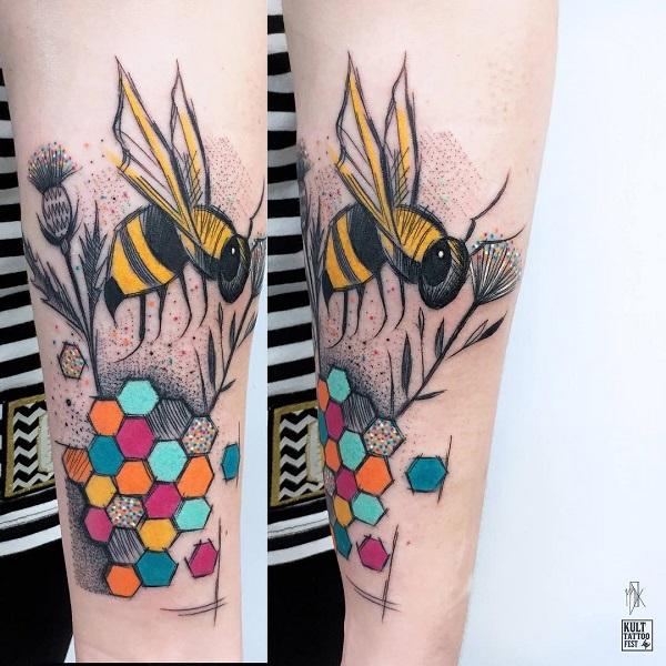 75 Cute Bee Tattoo Ideas