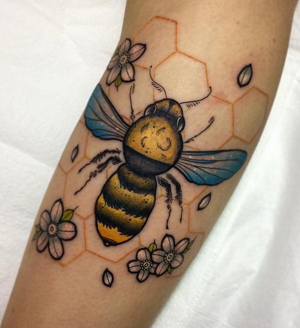 75 Cute Bee Tattoo Ideas
