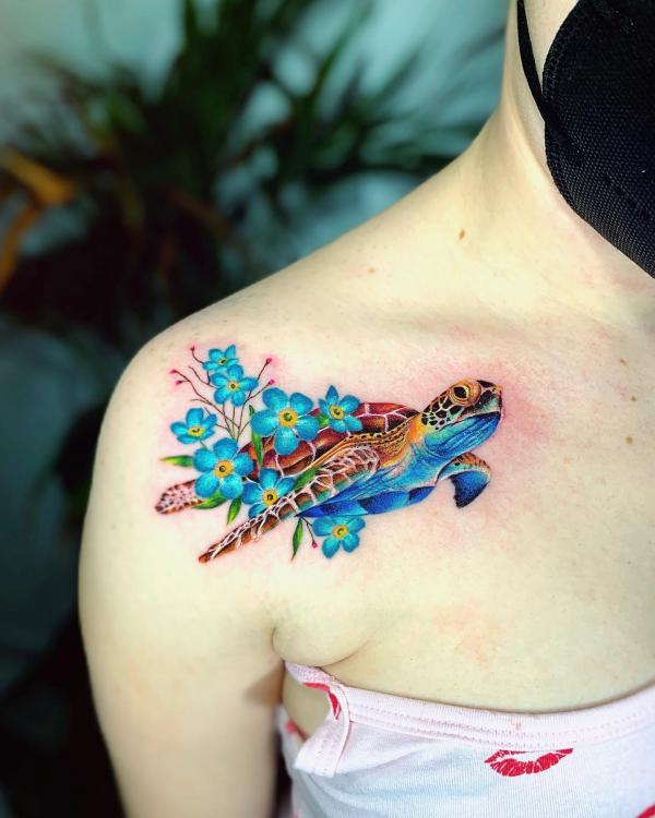 125 Turtle Tattoo Design Ideas for Inspiration