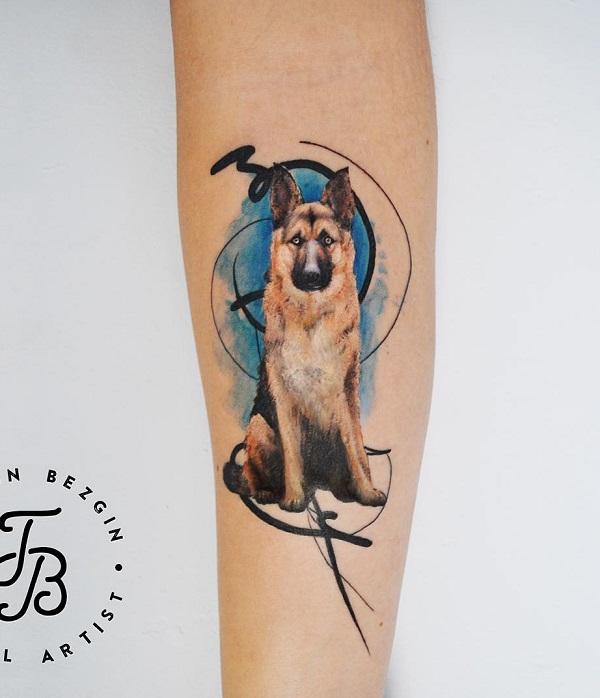 40+ Cute Dog Tattoo Ideas