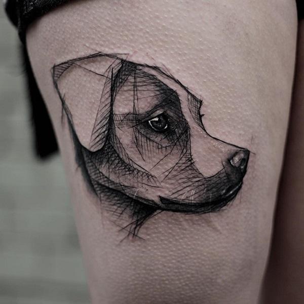 40+ Cute Dog Tattoo Ideas