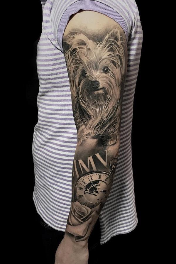 40+ Cute Dog Tattoo Ideas