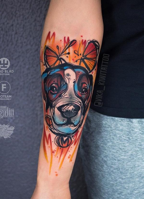40+ Cute Dog Tattoo Ideas