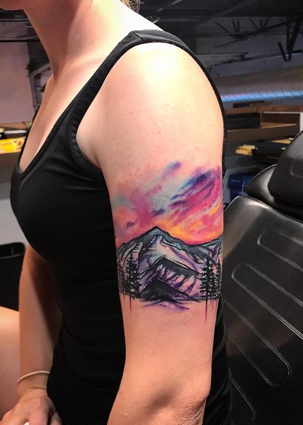 40 Beautiful Landscape Tattoo Ideas that will Blow Your Mind