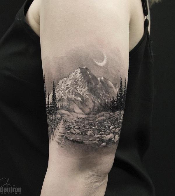 40 Beautiful Landscape Tattoo Ideas that will Blow Your Mind