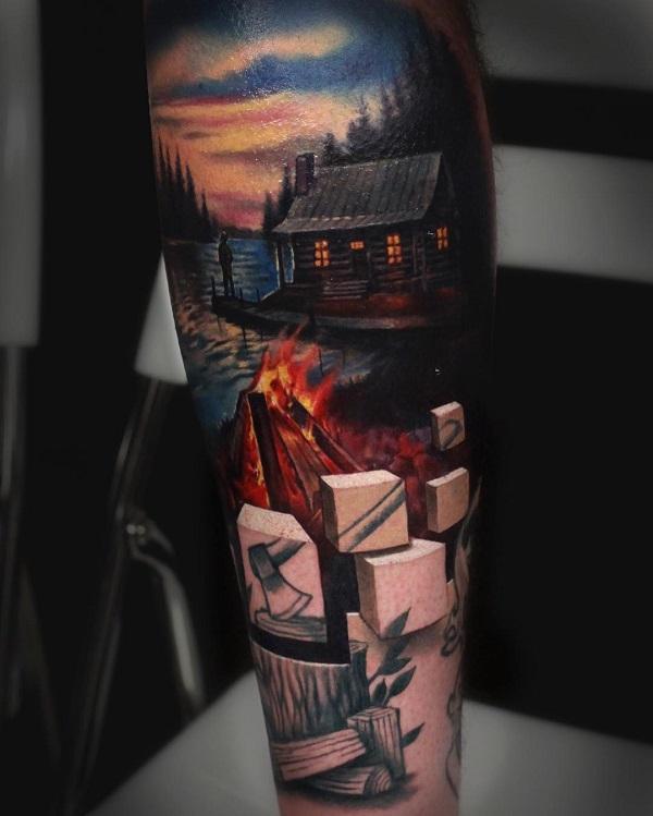 40 Beautiful Landscape Tattoo Ideas that will Blow Your Mind