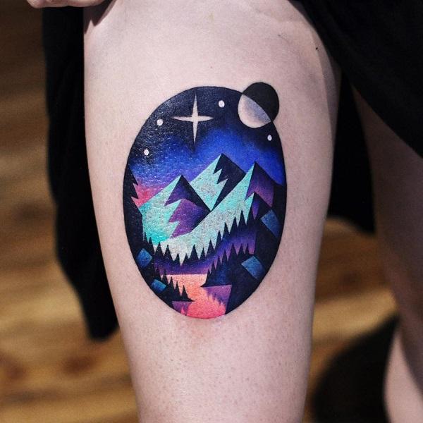 40 Beautiful Landscape Tattoo Ideas that will Blow Your Mind