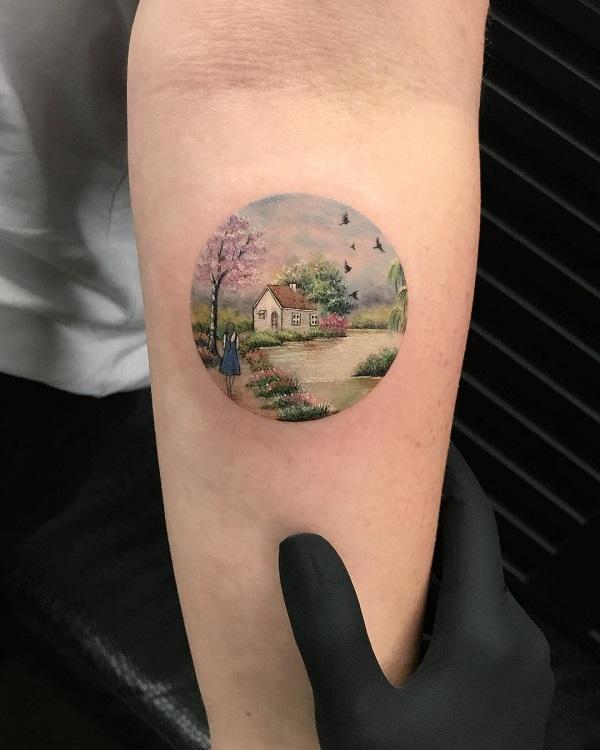 40 Beautiful Landscape Tattoo Ideas that will Blow Your Mind