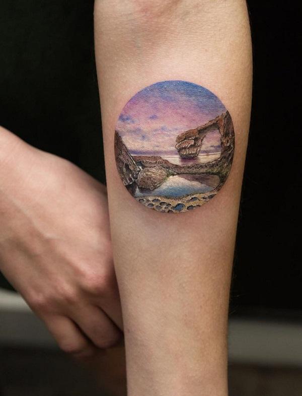 40 Beautiful Landscape Tattoo Ideas that will Blow Your Mind