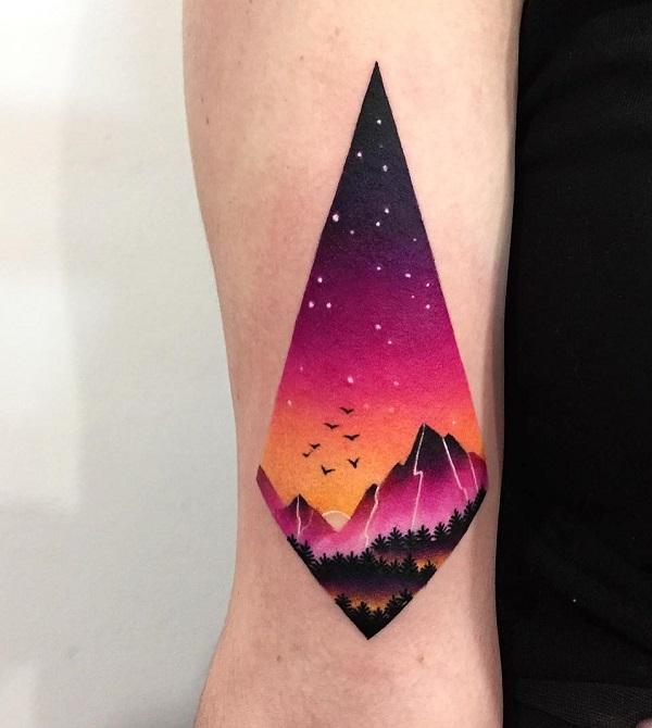 40 Beautiful Landscape Tattoo Ideas that will Blow Your Mind
