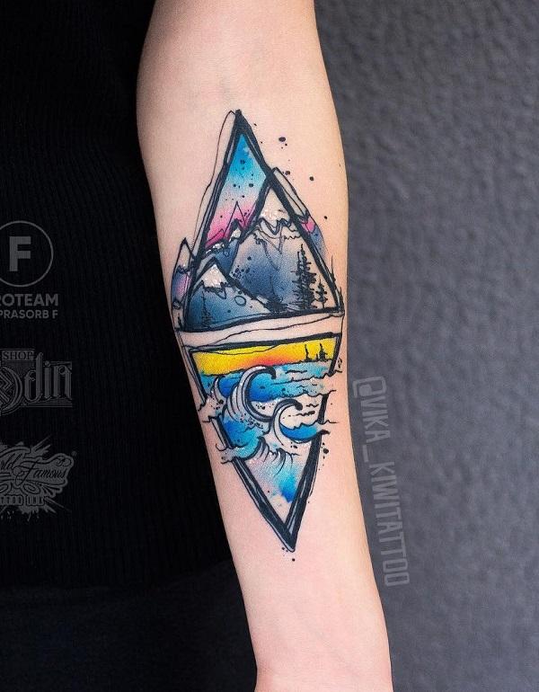 40 Beautiful Landscape Tattoo Ideas that will Blow Your Mind