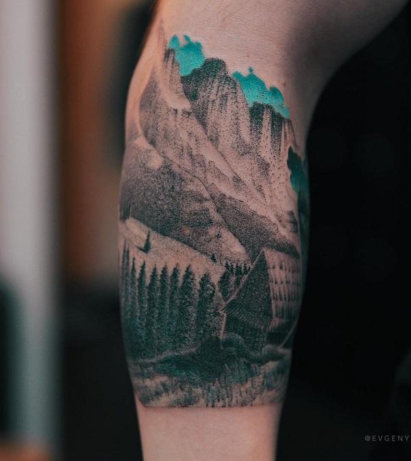 40 Beautiful Landscape Tattoo Ideas that will Blow Your Mind