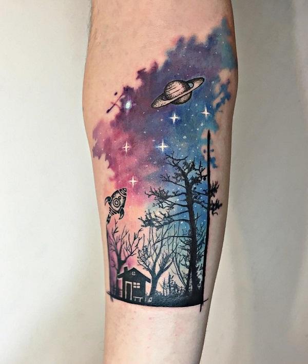 40 Beautiful Landscape Tattoo Ideas that will Blow Your Mind