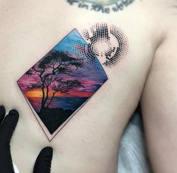 40 Beautiful Landscape Tattoo Ideas that will Blow Your Mind