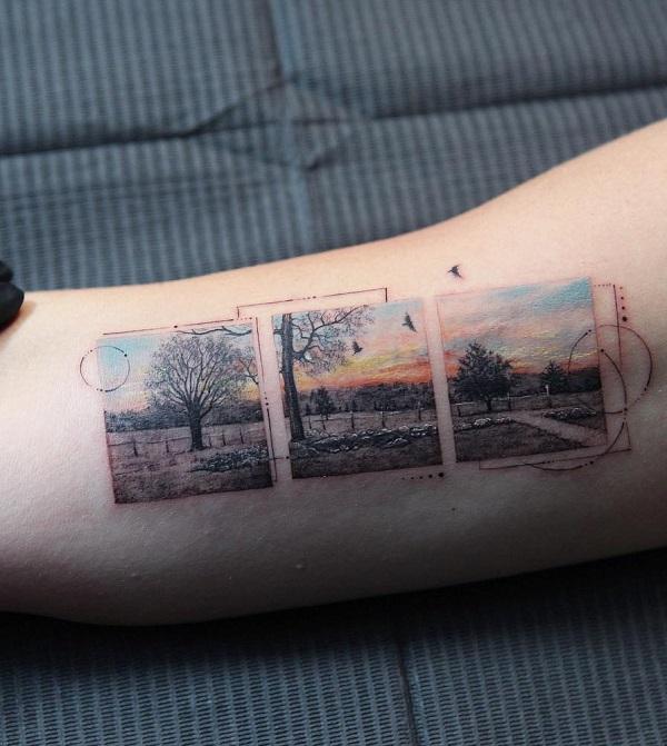 40 Beautiful Landscape Tattoo Ideas that will Blow Your Mind