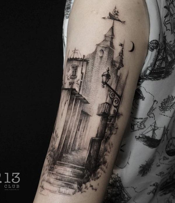 40 Beautiful Landscape Tattoo Ideas that will Blow Your Mind