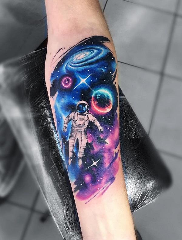30+ Creative Astronaut Tattoo Ideas