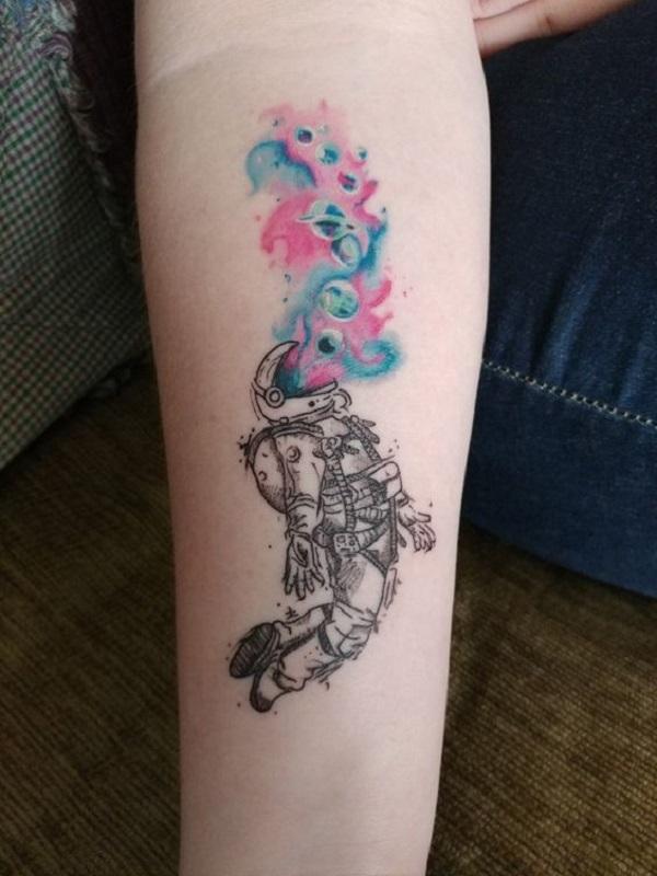 30+ Creative Astronaut Tattoo Ideas