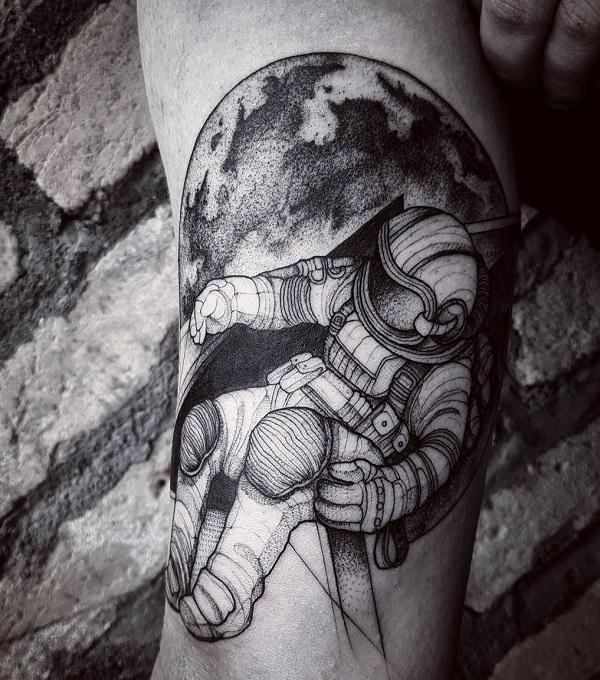 30+ Creative Astronaut Tattoo Ideas