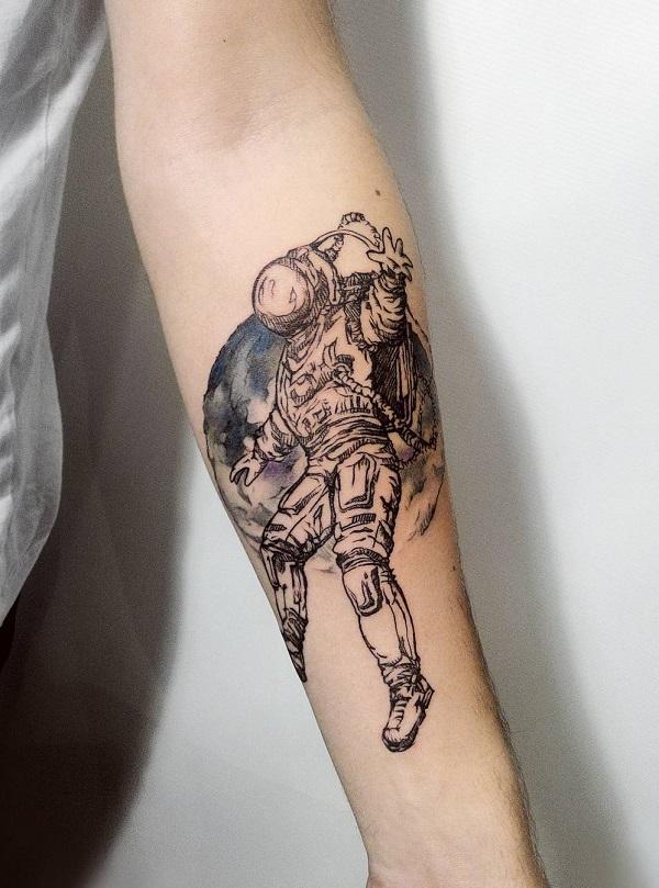 30+ Creative Astronaut Tattoo Ideas