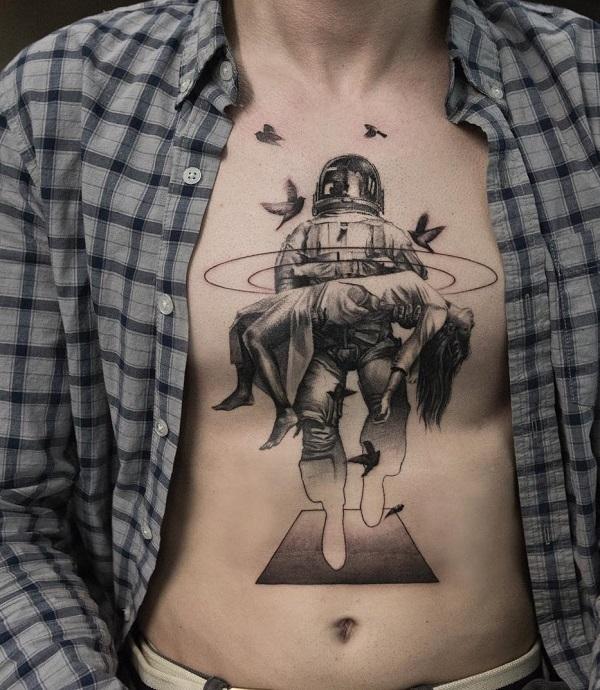 30+ Creative Astronaut Tattoo Ideas