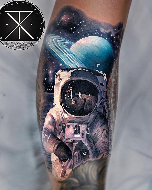 30+ Creative Astronaut Tattoo Ideas