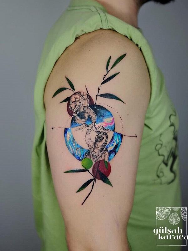 30+ Creative Astronaut Tattoo Ideas