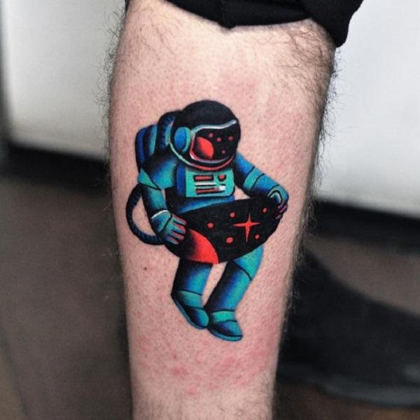 30+ Creative Astronaut Tattoo Ideas