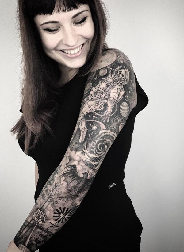 30+ Creative Astronaut Tattoo Ideas