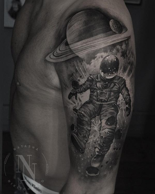30+ Creative Astronaut Tattoo Ideas
