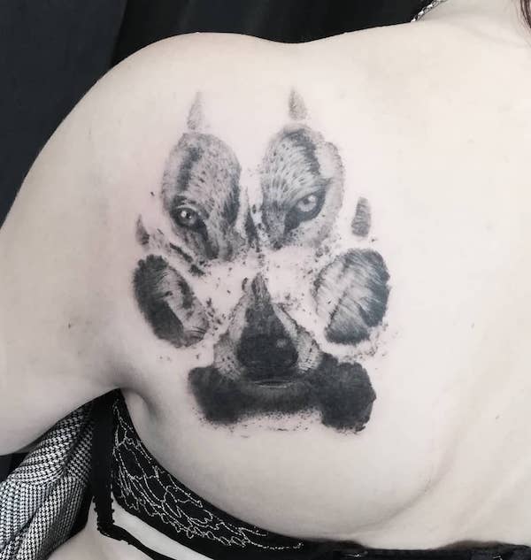 35 Cute Paw Print Tattoos for Your Inspiration