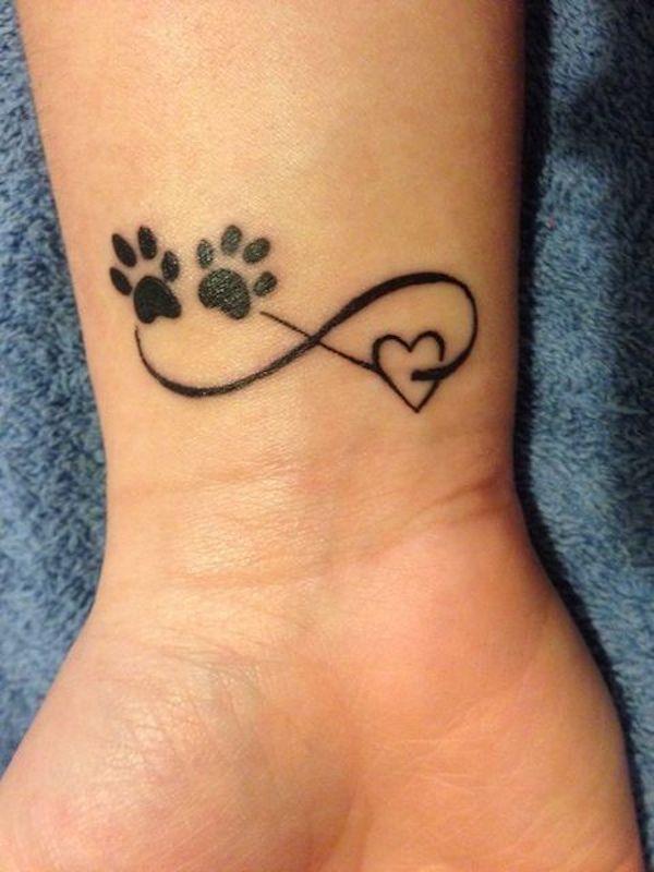 35 Cute Paw Print Tattoos for Your Inspiration