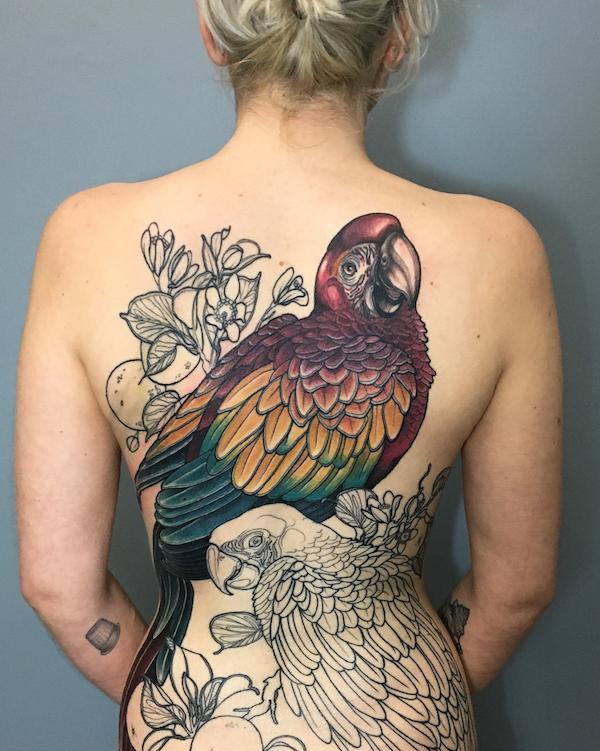 30 Adorable Parrot Tattoo Designs You will Love