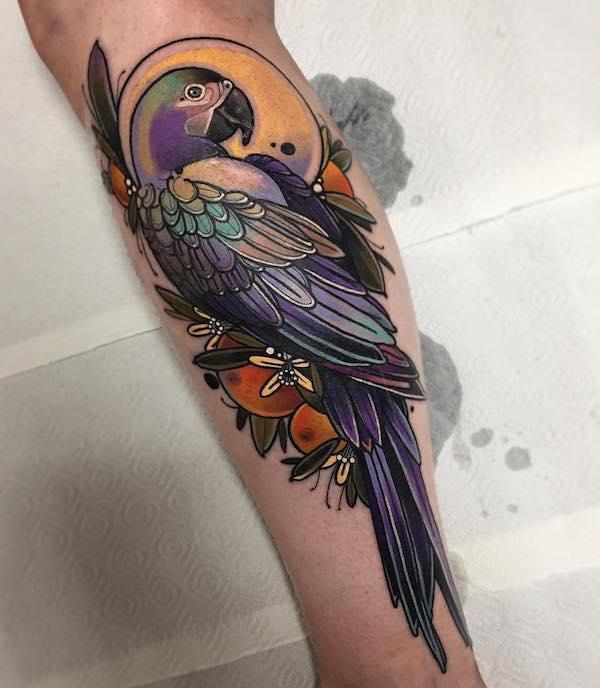 30 Adorable Parrot Tattoo Designs You will Love