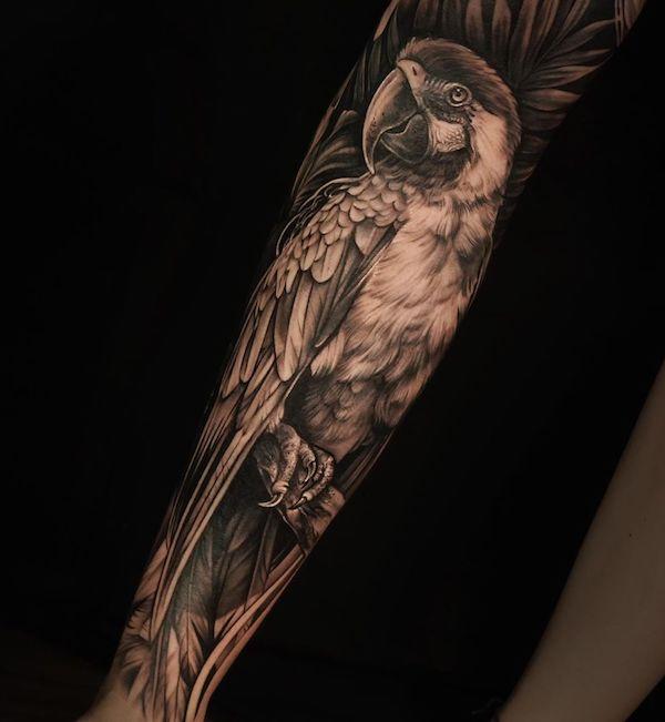 30 Adorable Parrot Tattoo Designs You will Love