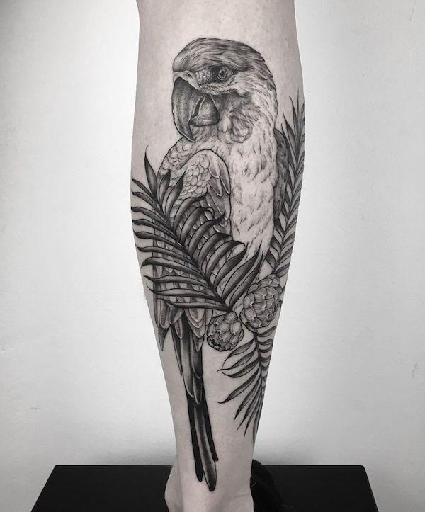 30 Adorable Parrot Tattoo Designs You will Love