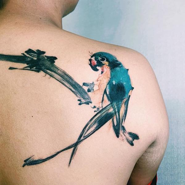 30 Adorable Parrot Tattoo Designs You will Love