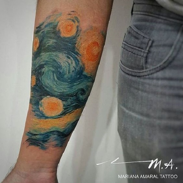 45 Amazing VINCENT VAN GOGH TATTOOS
